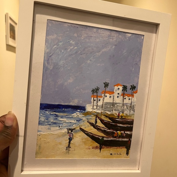 Original Hand-Painted Elmina Castle Artwork – Ghana 🇬🇭 - Picture 5 of 5